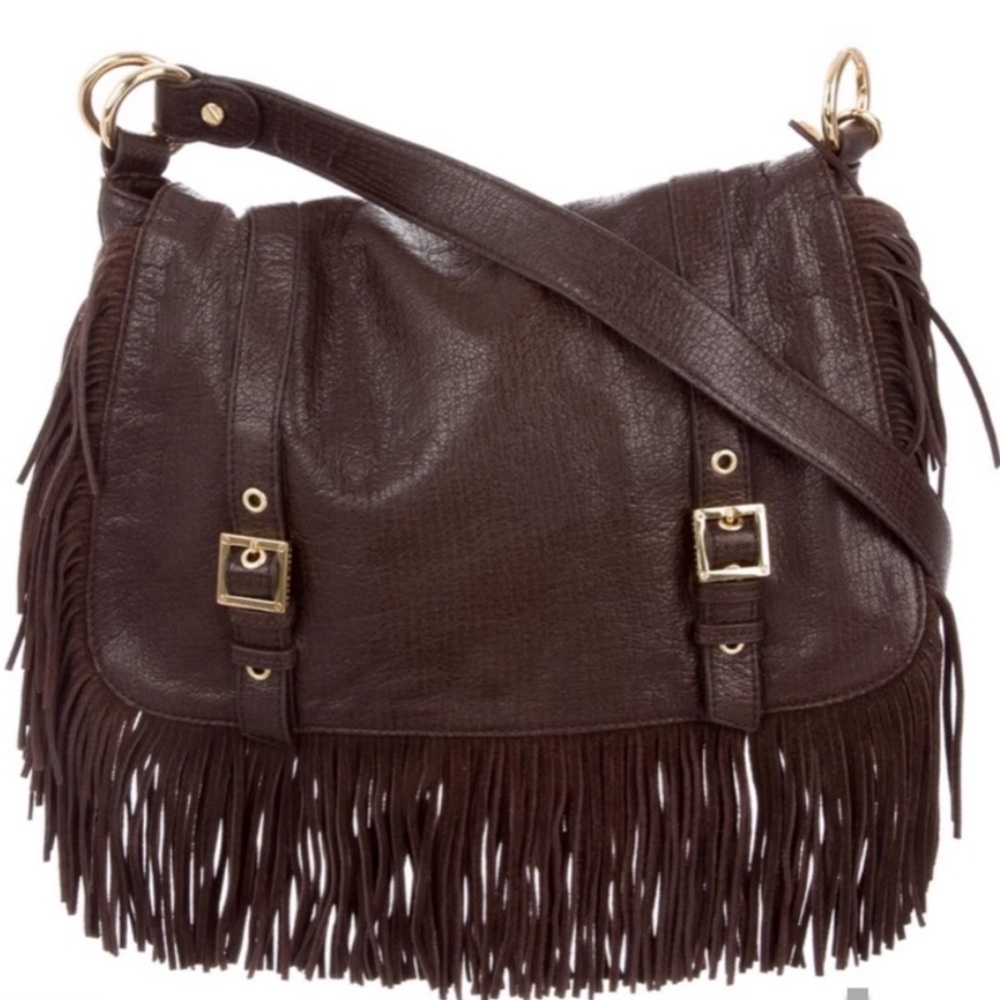 Tory Burch Brown Leather Shoulder Bag